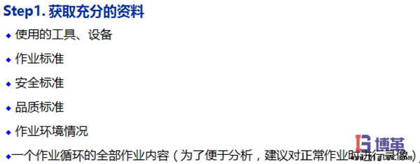 標準作業(yè)要領(lǐng)書的制作步驟 標準作業(yè)要領(lǐng)書的制作步驟
