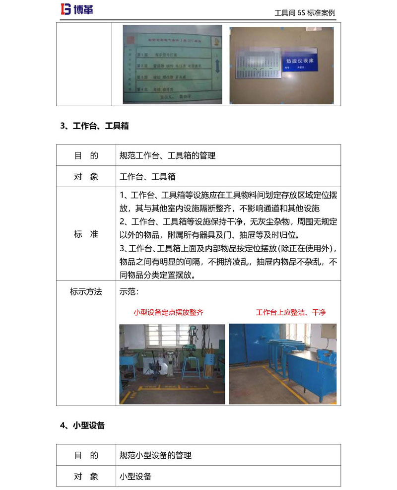 工具箱、工具臺6S改善